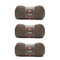 Red Heart Hygge Latte Yarn - 3 Pack of 227g/8oz - Acrylic Nylon Blend - 5 Bulky - 212 Yards - Knitting/Crochet